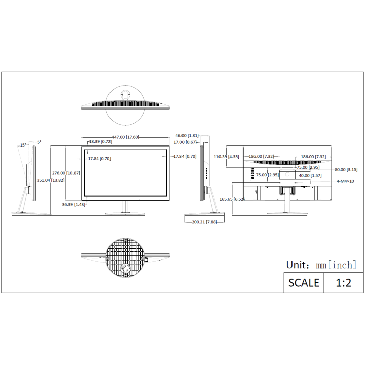 Ds-D5019S0-1P0 185,Ips,1366768,V+H