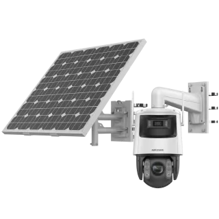 Kit Speed Dome Solaire 7 Pouce 4 Mp Tandemvu Avec Zoom Optique 32X Et Vision Nocturne Étendue O-St