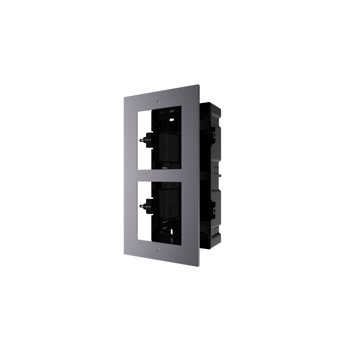 DS-KD-ACF2  Support 2 modules encastrés, mat.plastique