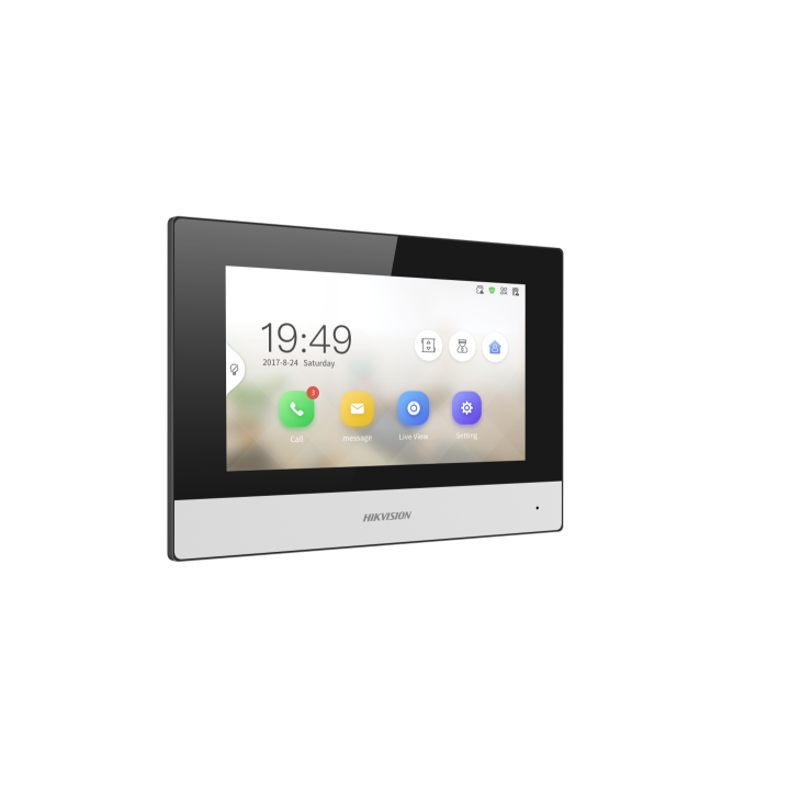 Station intérieure 7" tactile – version deux fils (DS-KH6320Y-WTE2(O-STD)/Europe BV)