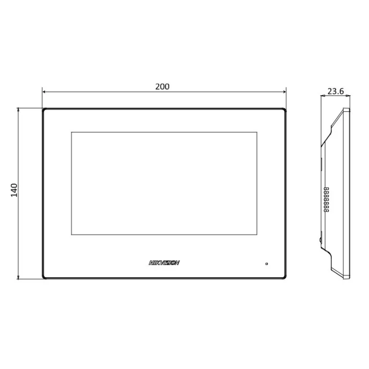 Station Intérieure 7" Tactile – Version Deux Fil /Europe Bv