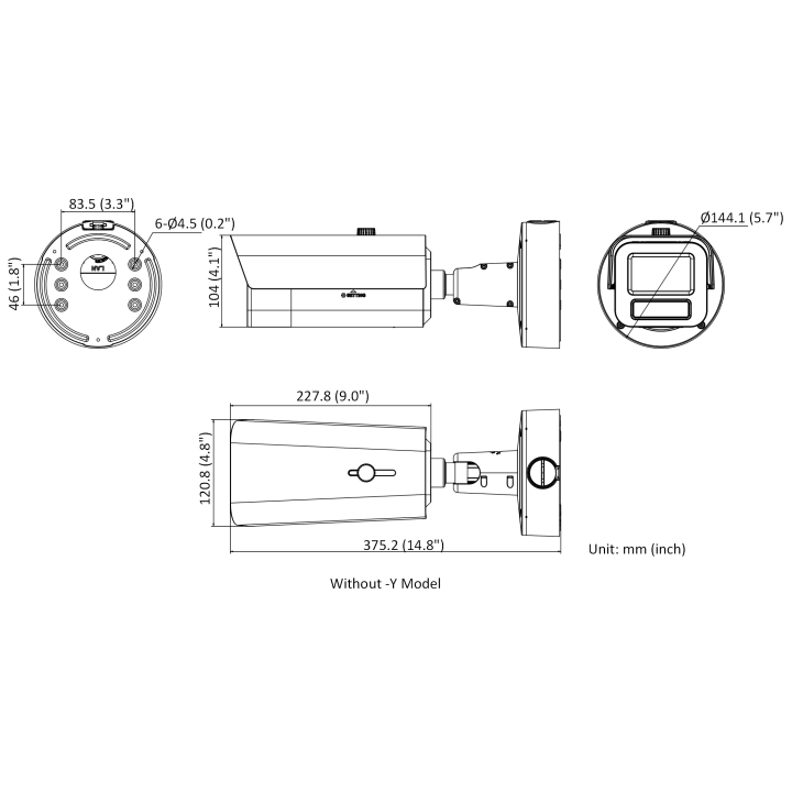 Caméra Bullet Anpr Deepinview 4 Mp – Zoom 25×, Gyroscope Et Chauffage Intégré
