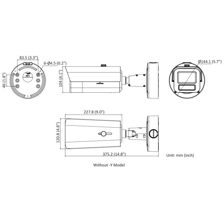Caméra Bullet Anpr Deepinview 4 Mp – Zoom 25×, Gyroscope Et Chauffage Intégré