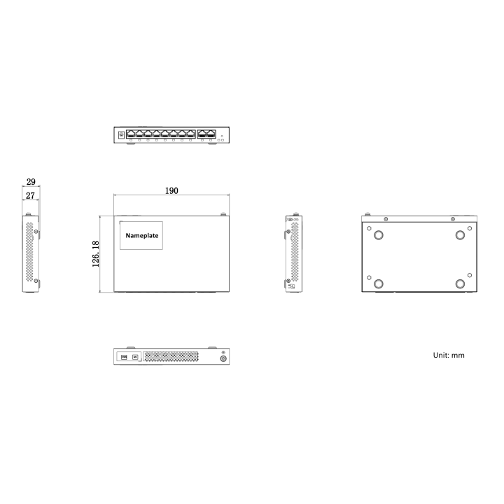 Ds-3Wg210Gp-SiO-Std 10 Port Poe Ac Router