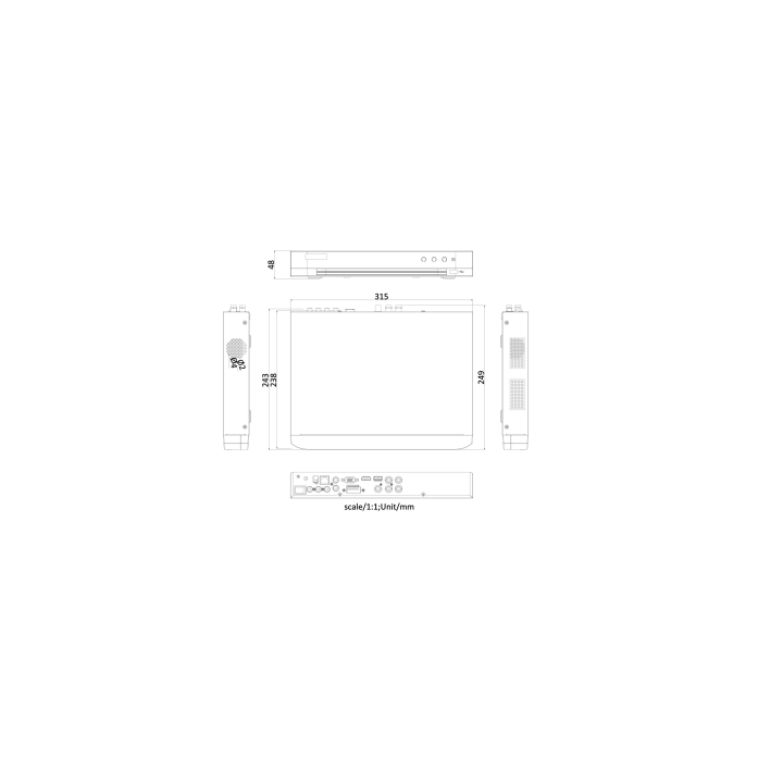 iDS-7204HUHI-M1/P(STD)(C)/4A+4/1ALMDVR Acusense, 4ch, 8MP@8ips,