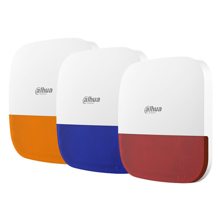 Sirène extèrieur sans fil DAHUA, IP65, Produit Outdoor, 12VDC et a