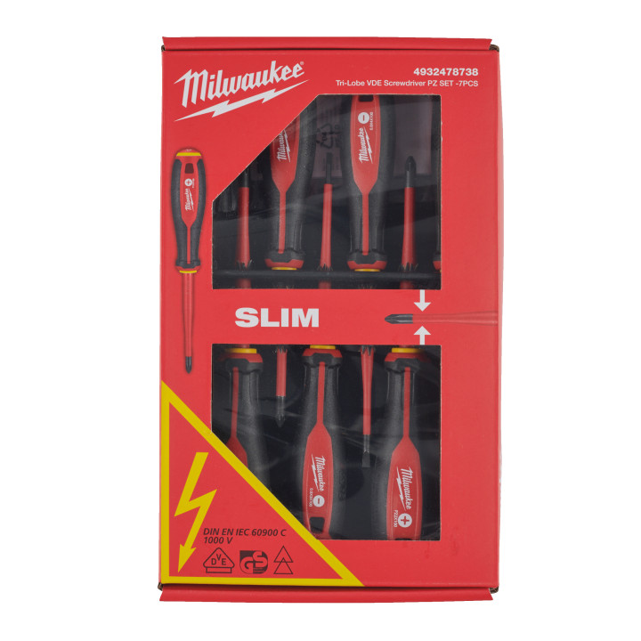Coffret 7Pcs Tournevis Trilobe Vde Pz