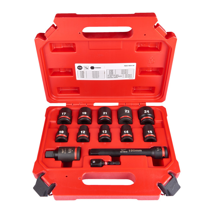Douille Shockwave 1/2 Courtes Set 11 Pcs