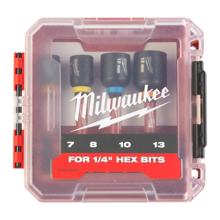 Coffret De 4 Douilles Magnétiques Shockwave Impact Duty