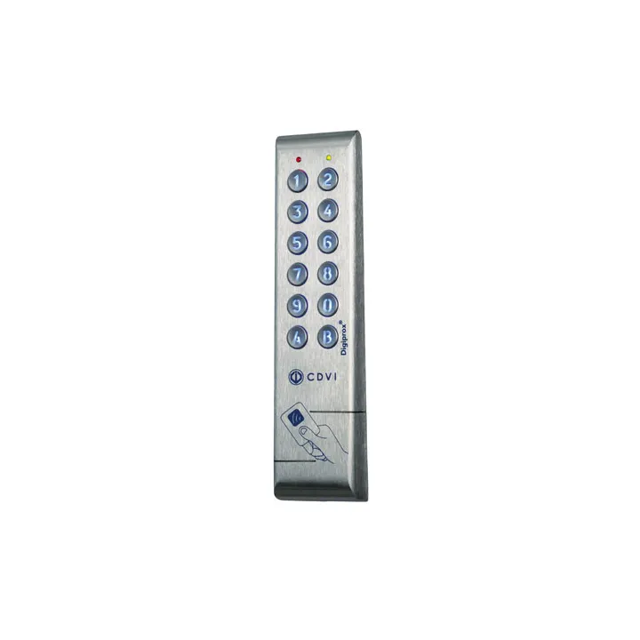 Lecteur Inox 2*Technologies Proximité /Clavier Codé Digicode® Wiegand