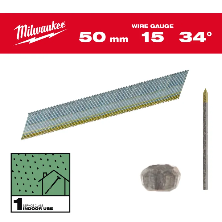 Boîte De 2500 Clou G15 50Mm Galva