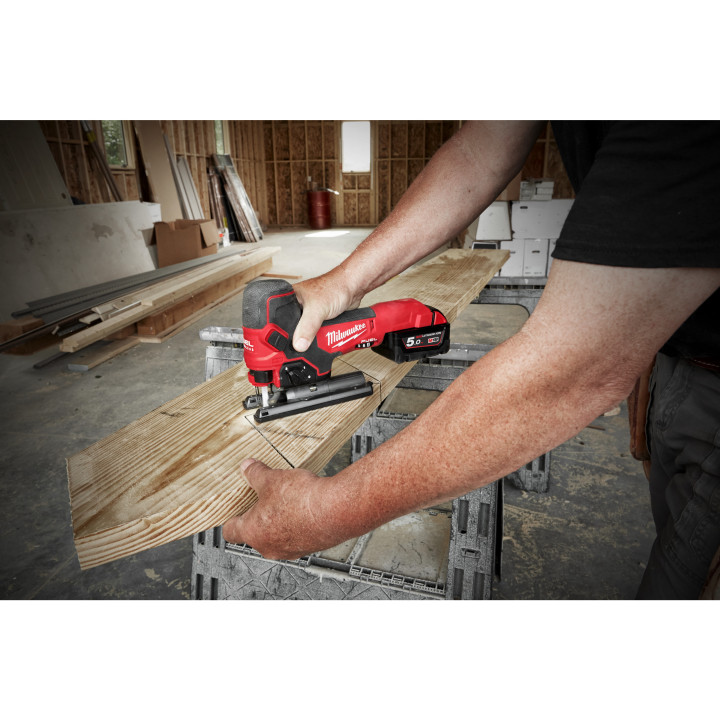 M18 FBJS-0XScie sauteuse FUEL, 18V, 5,0Ah Poignée pommeau