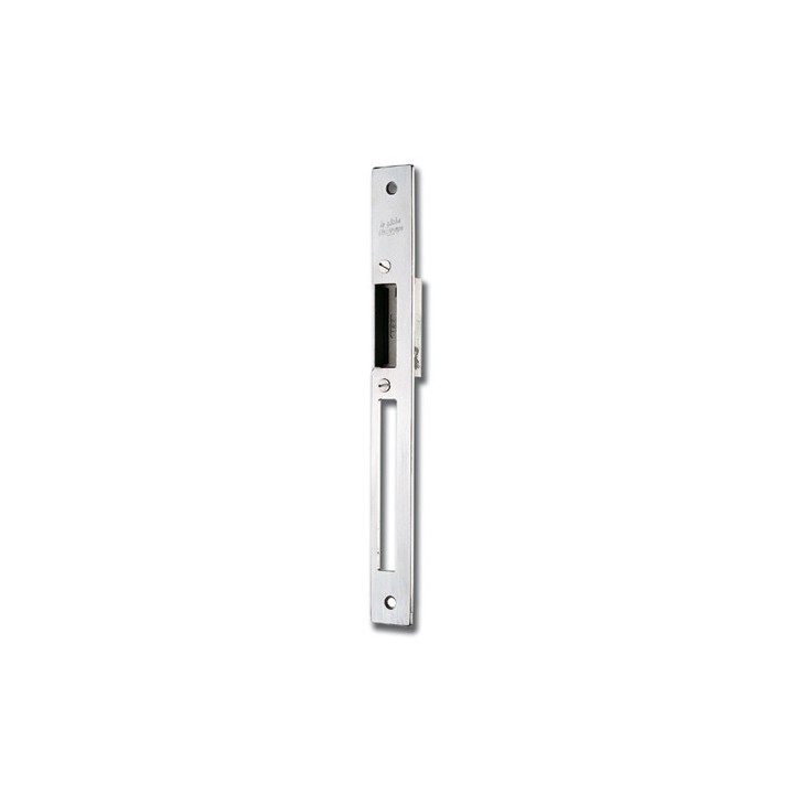 GÂCHE ENCASTRÉE RUPTURE 12 V DC + TÉTIÈRE INOX