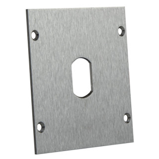 Face Inox Brossée Pour Lecteur De Proximité Format T25