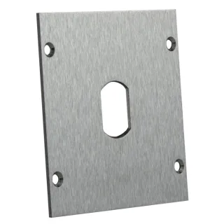 Face Inox Brossée Pour Lecteur De Proximité Format T25