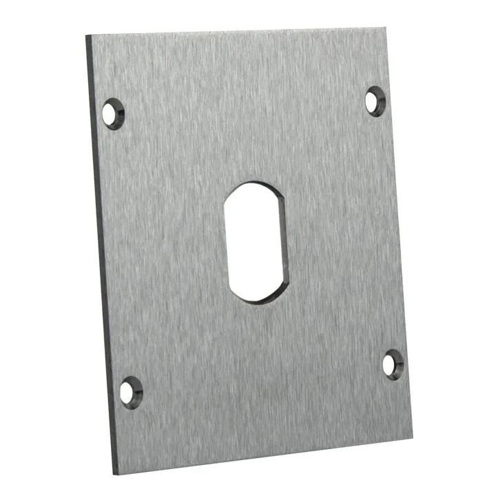 Face Inox Brossée Pour Lecteur De Proximité Format T25