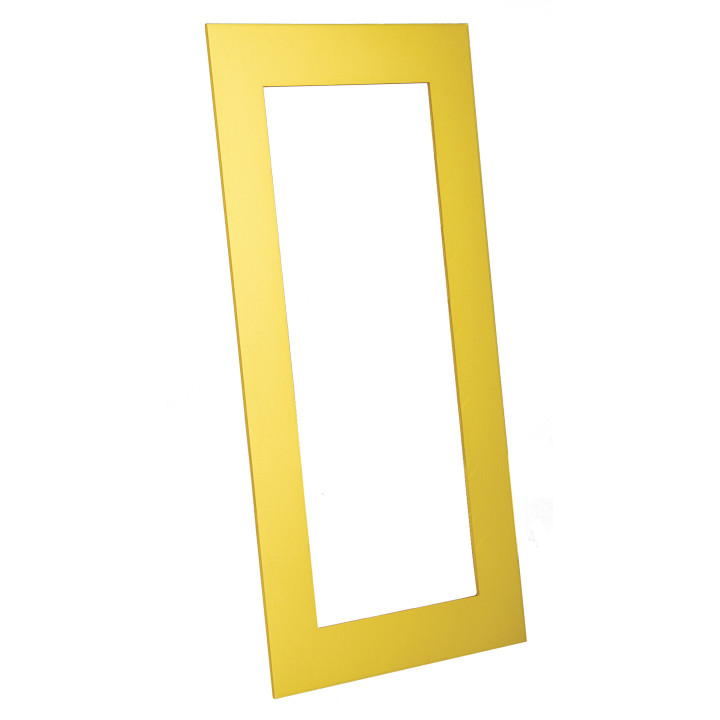 Plaq Propreté Pour Clav Portac Grd Modèle Alu Dorée