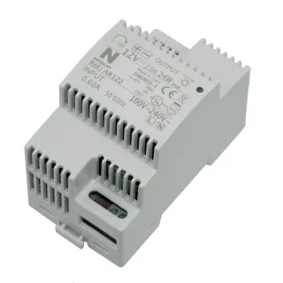 Alimentation 12V- 2A - A Découpage - Pose Sur Rail Din Ou En Applique