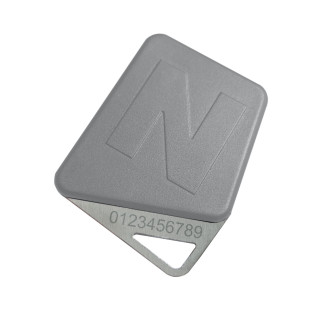 Badge Mifare Format Clé Gris Code Site Noralsy