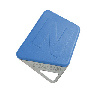 Badge Mifare Format Clé Bleu Code Site Noralsy