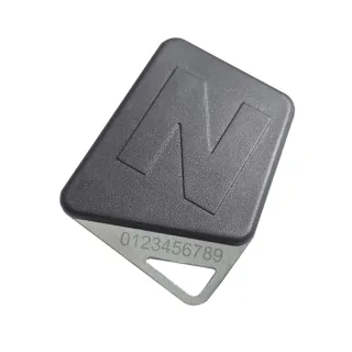 Badge Mifare Format Badge Gris Foncé Code Site Client