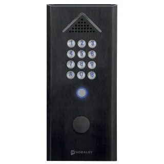 Clavier Codé Autonome Profil 2 Standard Noire Pose En Encastrement 1 Relais