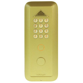 Clavier Codé Connectable Andy Standard Dorée Pose Encastrement 2 Relais