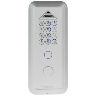 Clavier Codé Connectable Andy Standard Argent Pose Encastrement 2 Relai