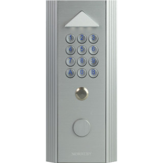 Clavier codé autonome Profil 1 standard argent pose encastrement 3 relais
