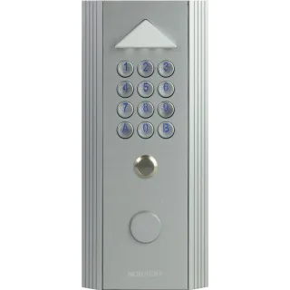Clavier Codé Autonome Profil 1 Standard Argent Pose Encastrement 3 Relais
