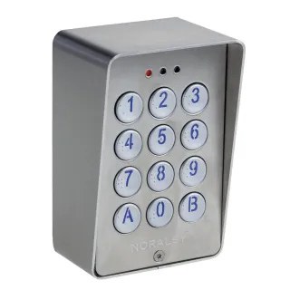 Clavier Codé Automome Automatisme Inox Brossé Pose En Saillie 3 Relais