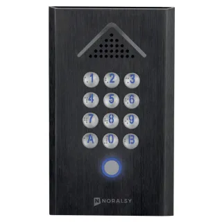 Clavier Codé Autonome Profil 2 Compact Noire Pose En Encastrement 1 Relais