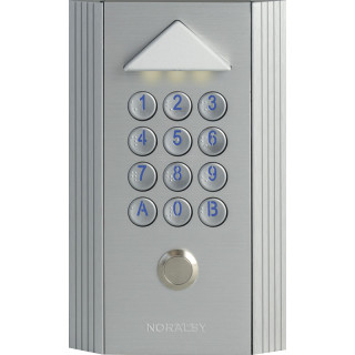 Clavier codé autonome Profil 1 compact argent pose encastrement 1 relais