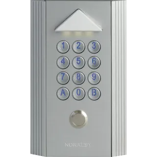 Clavier Codé Autonome Profil 1 Compact Argent Pose Encastrement 3 Relais