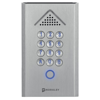 Clavier Codé Autonome Profil 2 Compact Argent Pose En Encastrement 1 Relai