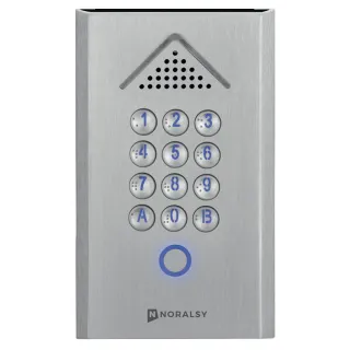 Clavier Codé Autonome Profil 2 Compact Argent Pose En Encastrement 1 Relais