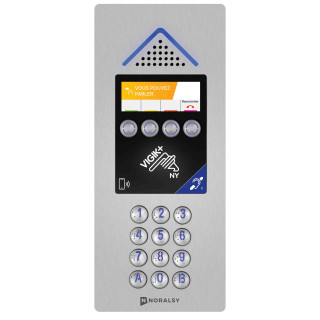 Interphone 4G Touch Clavier V+ Inox Encastrement