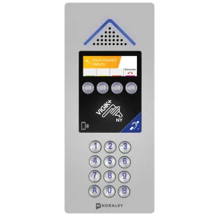 Interphone 4G Touch Clavier V+ Inox Encastrement