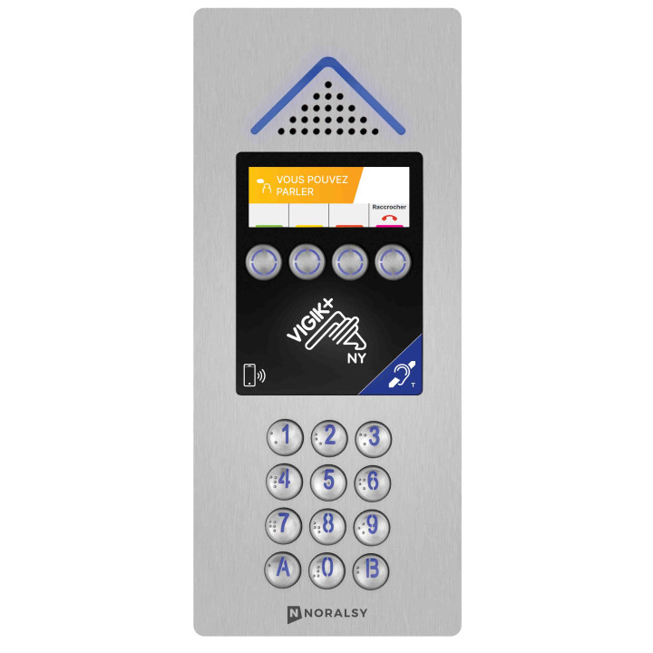 Interphone 4G Touch Clavier V+ Inox Encastrement Interphone 4G Touch Clavier V+ Inox Encastrement