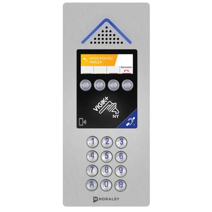 Interphone 4G Touch Clavier V+ Inox Encastrement