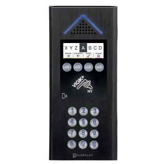 Interphone 4G Mini V+ Alu Noir Encastrement