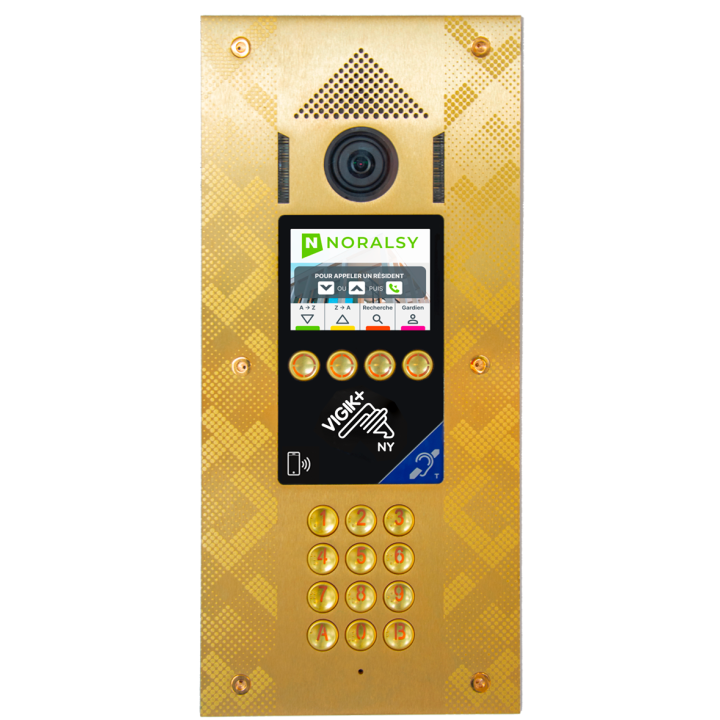 Kit 4G Pro grand angle V+ laiton encastrement