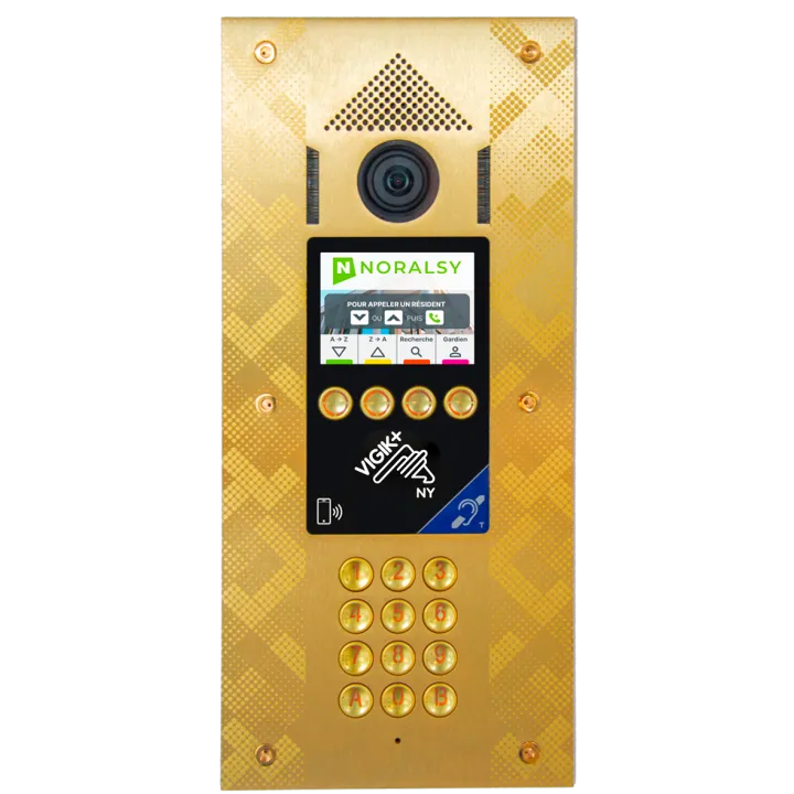 Kit 4G Pro Grand Angle V+ Laiton Encastrement