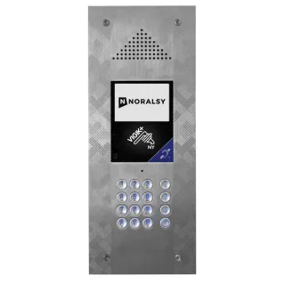 Interphone Andy Nph300 Pinhole Vigik Plu Inox Pose Encastrement