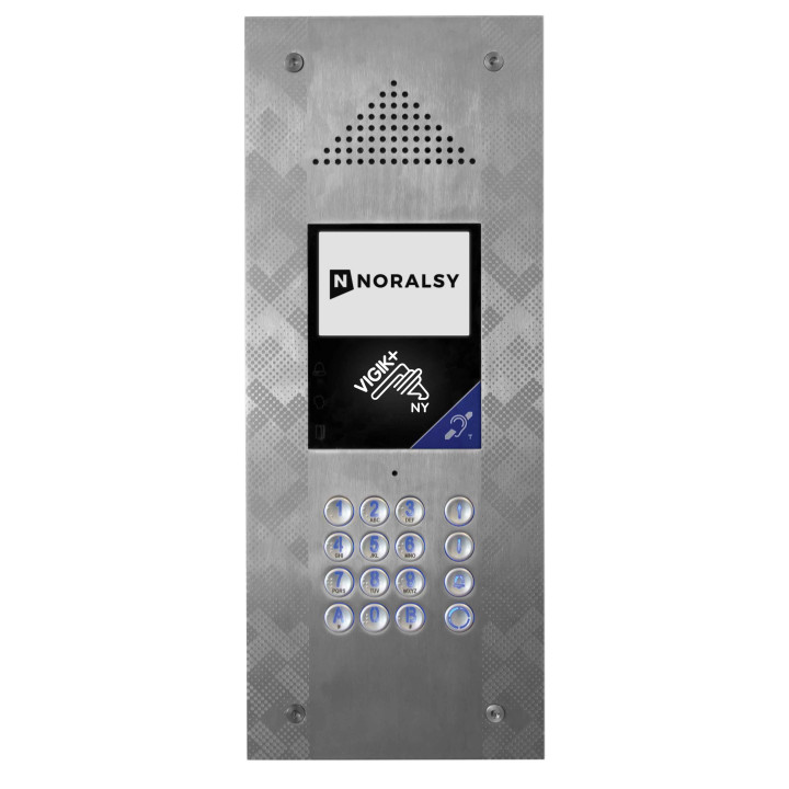 Interphone Andy Nph300 Pinhole Vigik Plu Inox Pose Encastrement