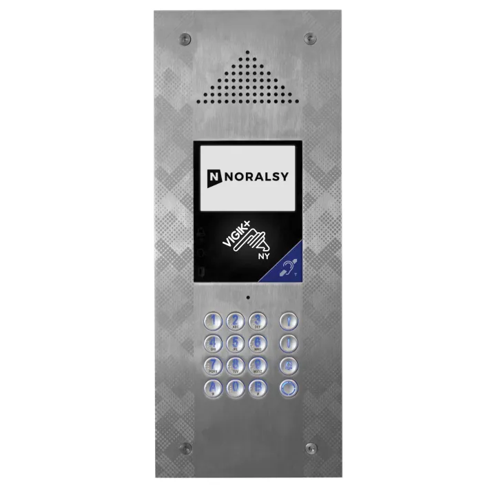 Interphone Andy Nph300 Pinhole Vigik Plu Inox Pose Encastrement