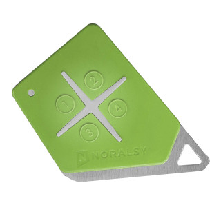 Télécomman 4 Bout 868Mhz Verte Bi-Techno Mifare Code Site Noral