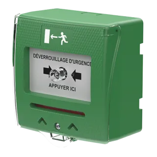 Déclencheur Manuel Vert 1 Contactcapot