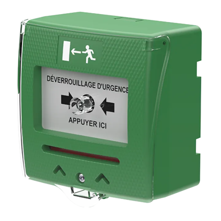 Déclencheur Manuel Vert 1 Contactcapot