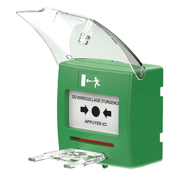 Déclencheur Manuel Vert 1 Contactcapot